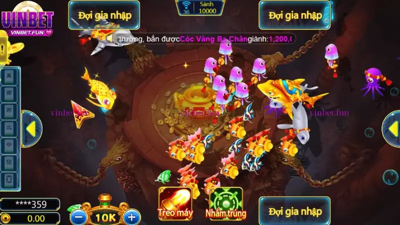 Các loại cá và boss trong Bắn Cá Tam Tiên