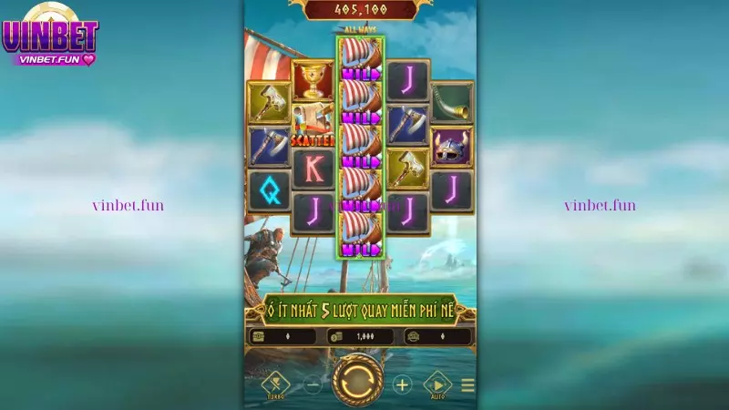 Kho báu Viking - Game slot hấp dẫn dành cho những tay chơi sành điệu