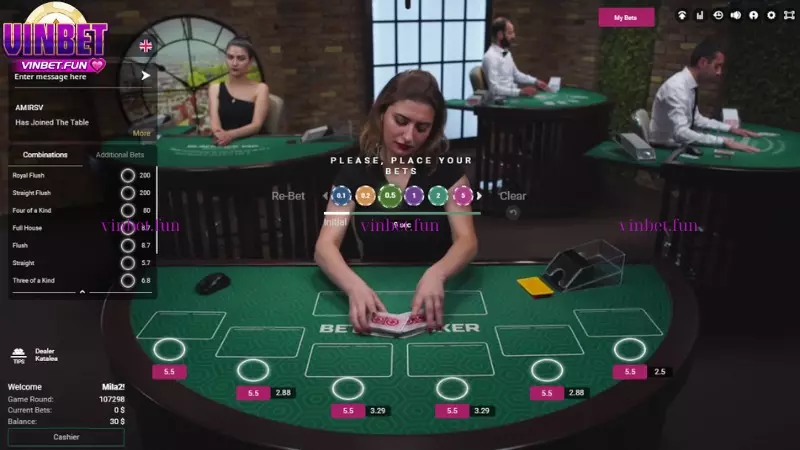 Hướng dẫn chi tiết cách tham gia Live Casino tại Vinbet